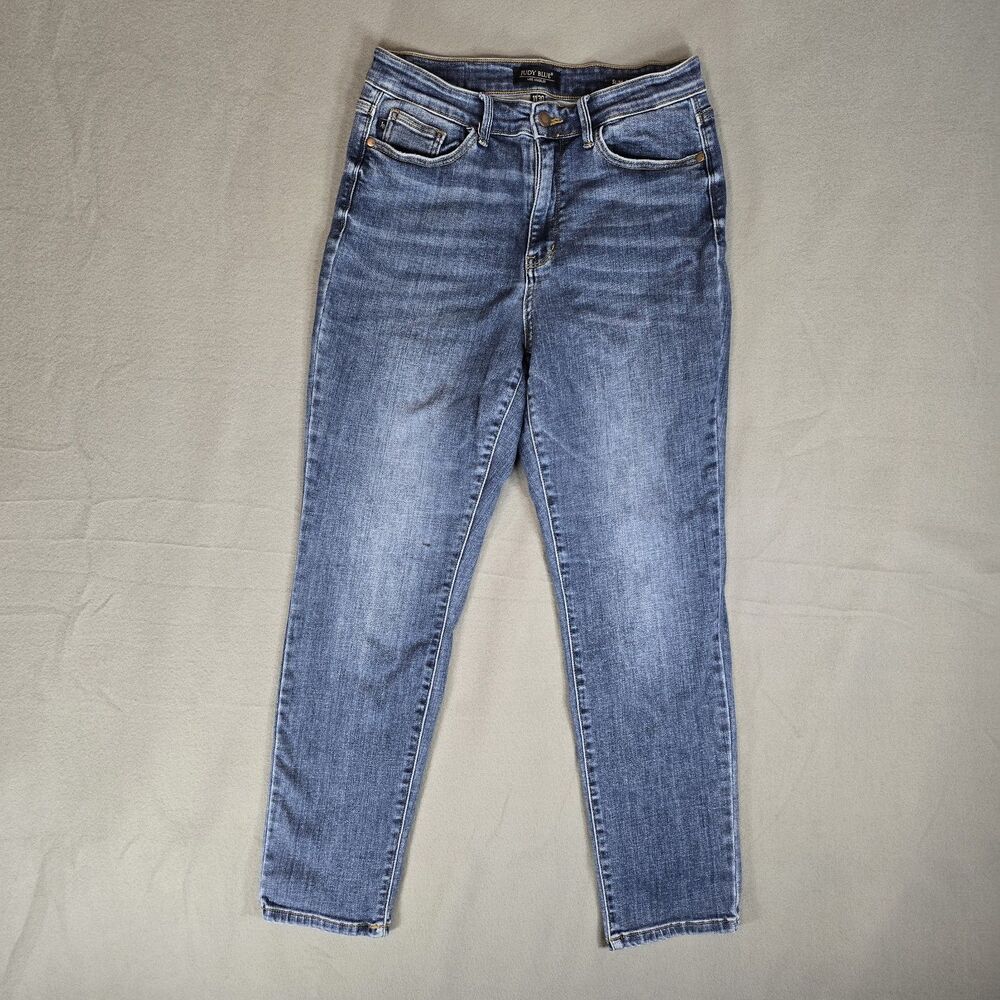 Judy Blue Jeans Womens 11/30 Blue Slim Fit High Rise 82549